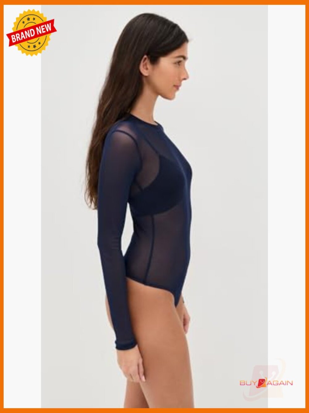 x-small mesh thong bodysuit - lightweight - Picture 4 of 6